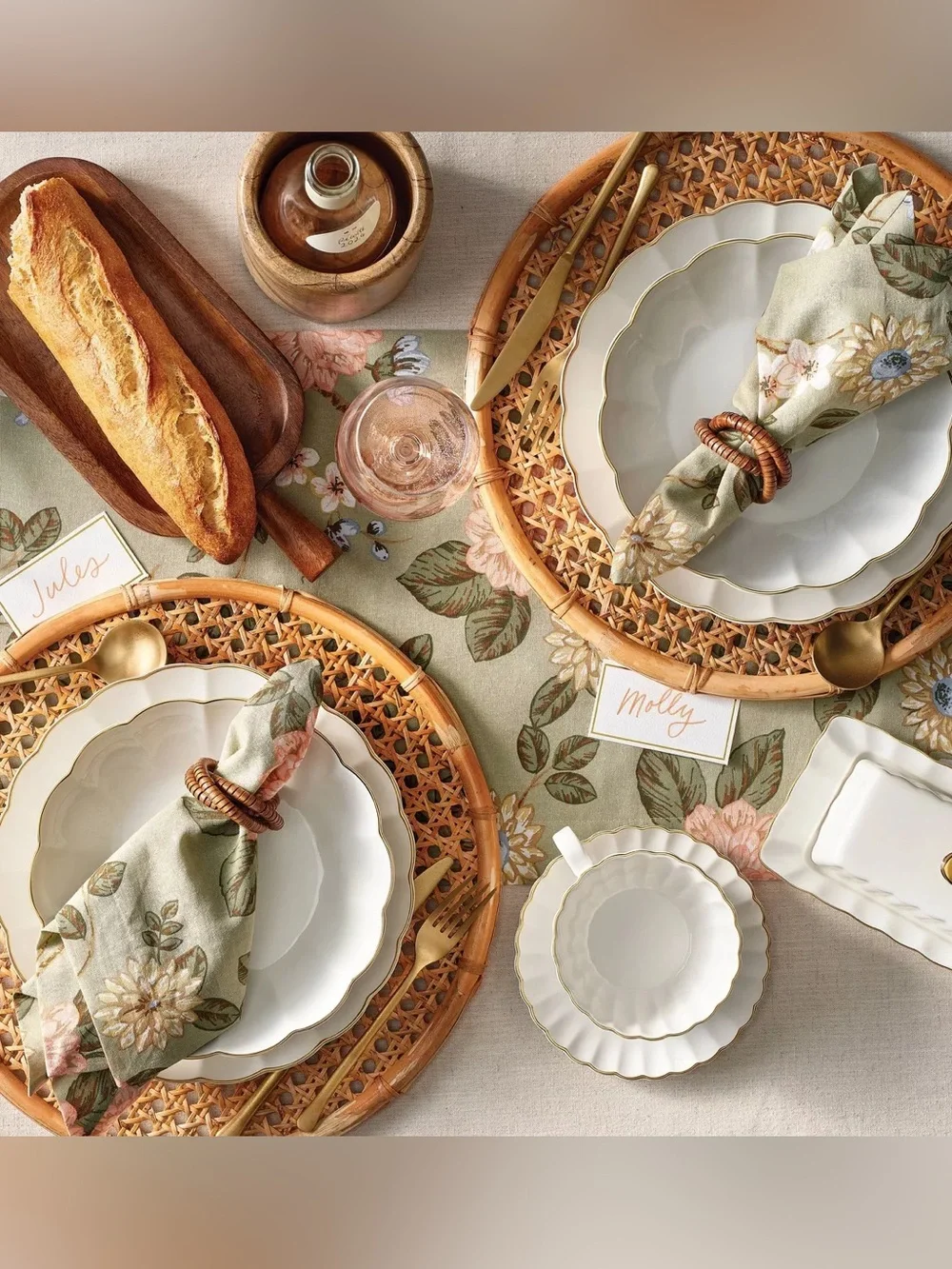 4pk Botanical Floral Placemat - Threshold